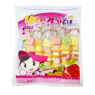 Kẹo dẻo Jongkol Mini Roll 300g Combo 4 Gói