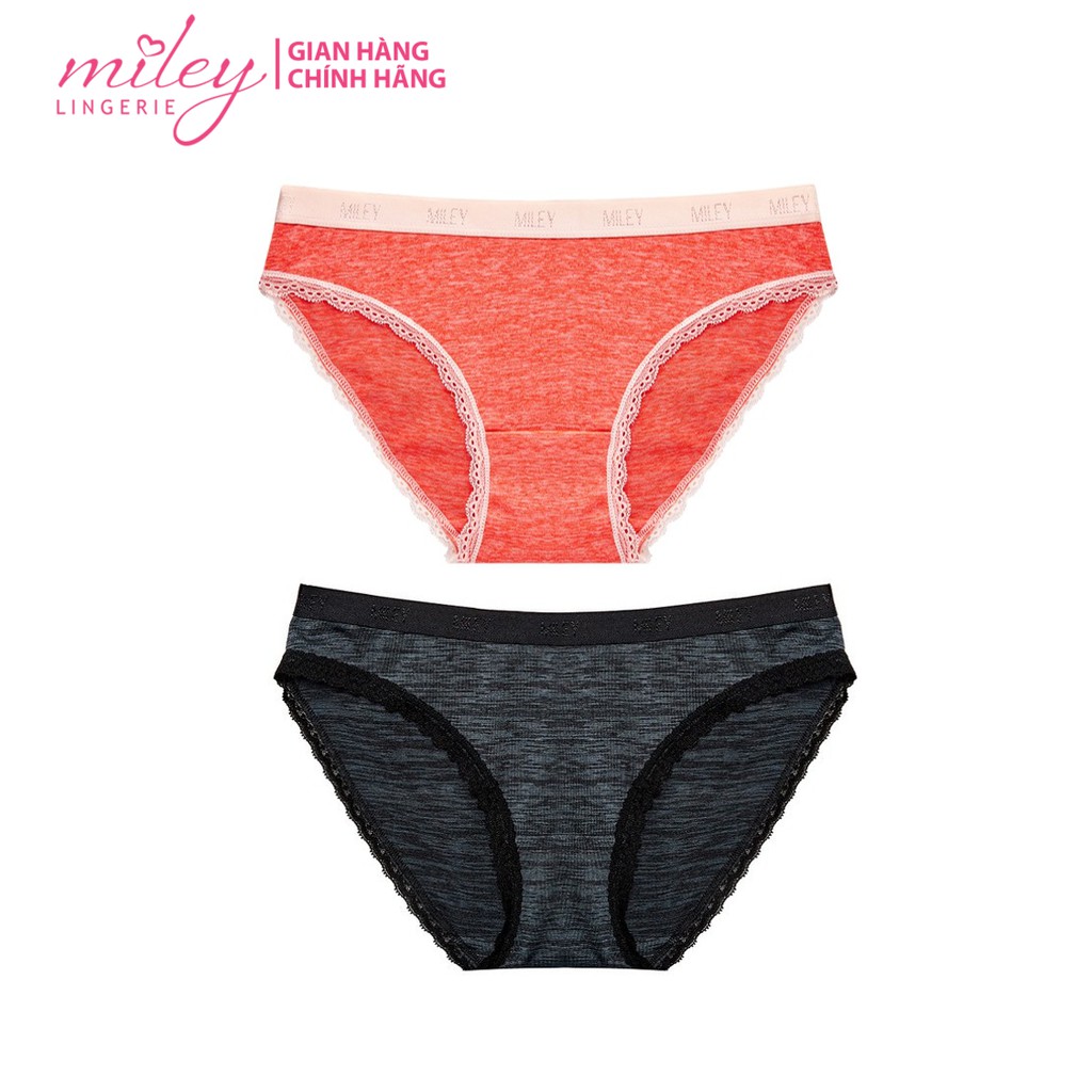 Combo 2 Quần Lót Thun Lụa Sớ Gỗ CD Miley Lingerie FWS1120-0800