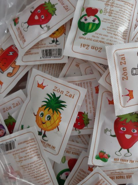 Kẹo thách Zòn Zai - Bịch 25 cái- 390gr