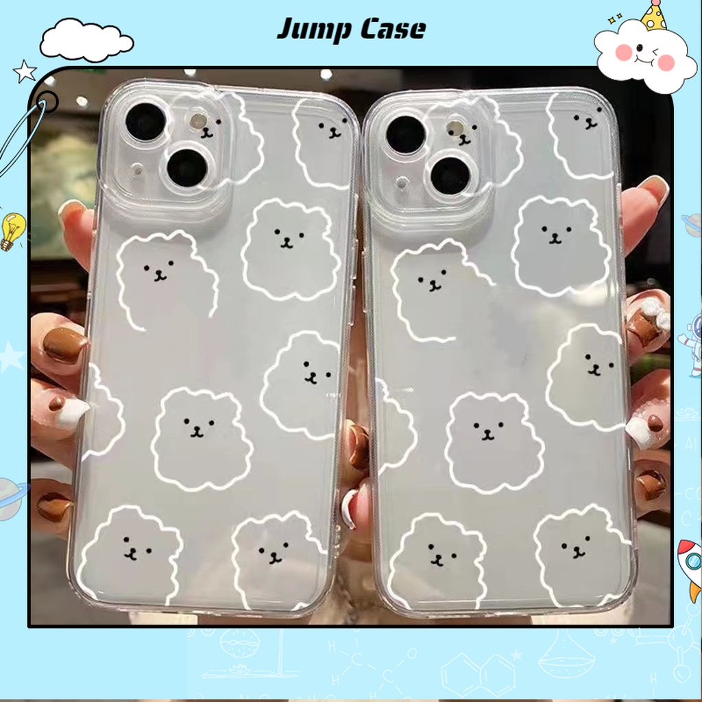 Ốp Điện Thoại Tpu Mềm Trong Suốt Họa Tiết Hoạt Hình Cho iPhone 13 13pro 13prm 11 7Plus 8Plus Xr XS 13 12 Pro Max