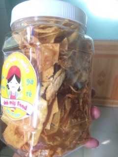 khoai lang lắc khô gà