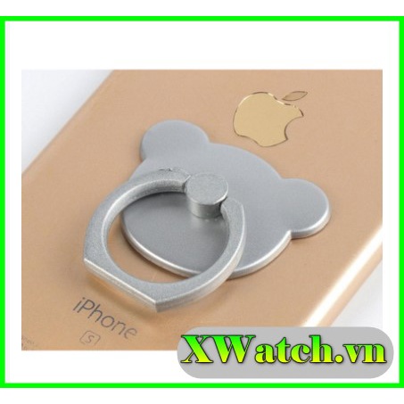 Giá đỡ điện thoại dạng nhẫn iRing hình gấu , sao, tim (mẫu ngẫu nhiên)