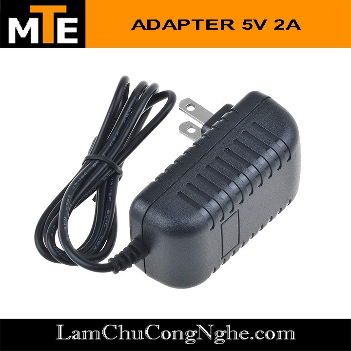 10 Nguồn adapter 5V 2A jack DC 5.5 * 2.1 mm