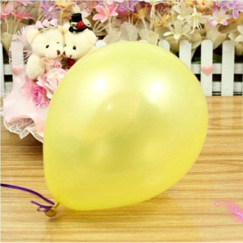 Bộ 100 bong bóng nhiều màu sắc chất liệu latex kích thước 10"