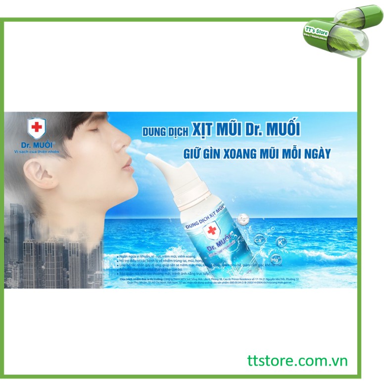 Dung dịch xịt mũi Dr. Muối 100ml [Dr muối]