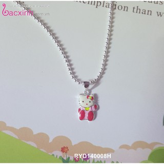 Dây chuyền bạc Ý 925 Bạc xinh Huệ Ngân- mặt Kitty xinh cho bé gái RYD140008