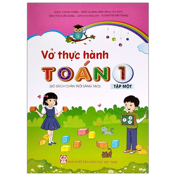 Sách Vở Thực Hành Toán Lớp 1 - Tập 1 (Bộ Sách Chân Trời Sáng Tạo)