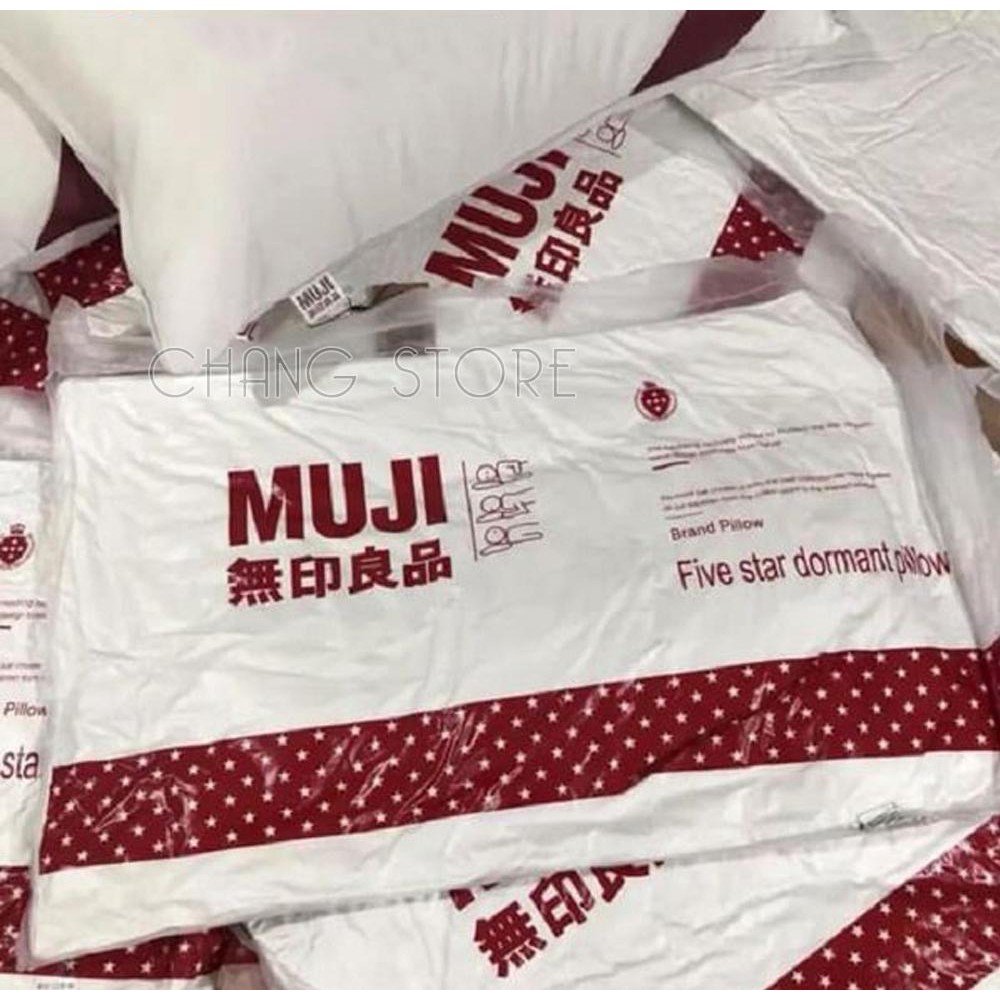 Bộ 2 Ruột Gối Muji Nhật Bản Cho Bạn Giấc Ngủ Êm Ái