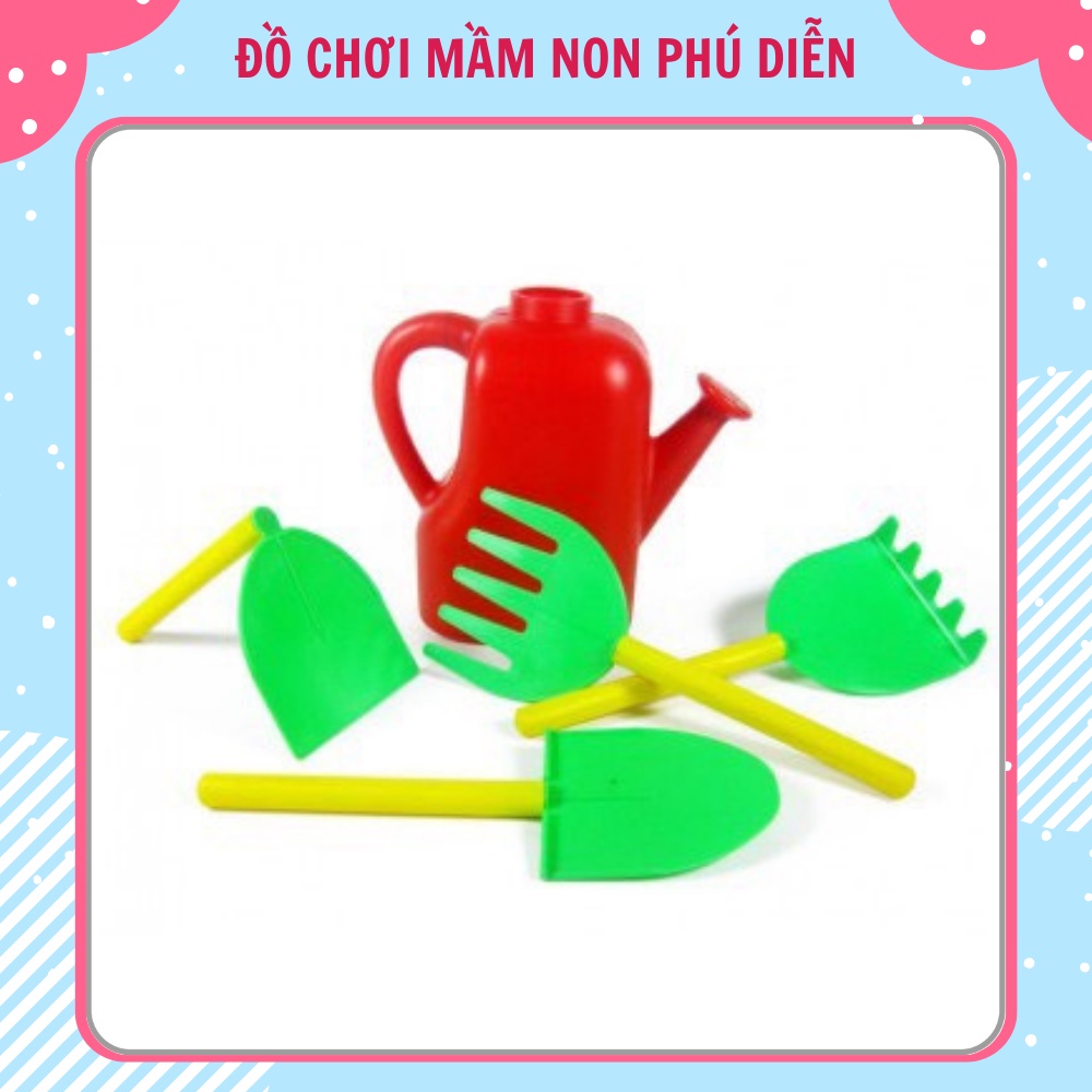 Bộ Đồ Chơi Dụng Cụ Lao Động Bằng Nhựa Rèn Bé Yêu Lao Động