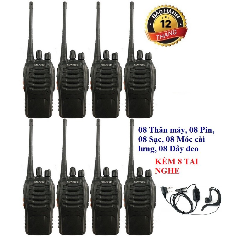 Bộ 8 Bộ Đàm cầm tay Kenwood TK608
