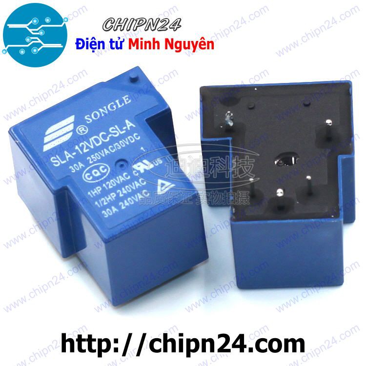 [1 CON] RELAY 5 CHÂN 12V-30A SLA-12VDC-SL-A (5P12V30A)