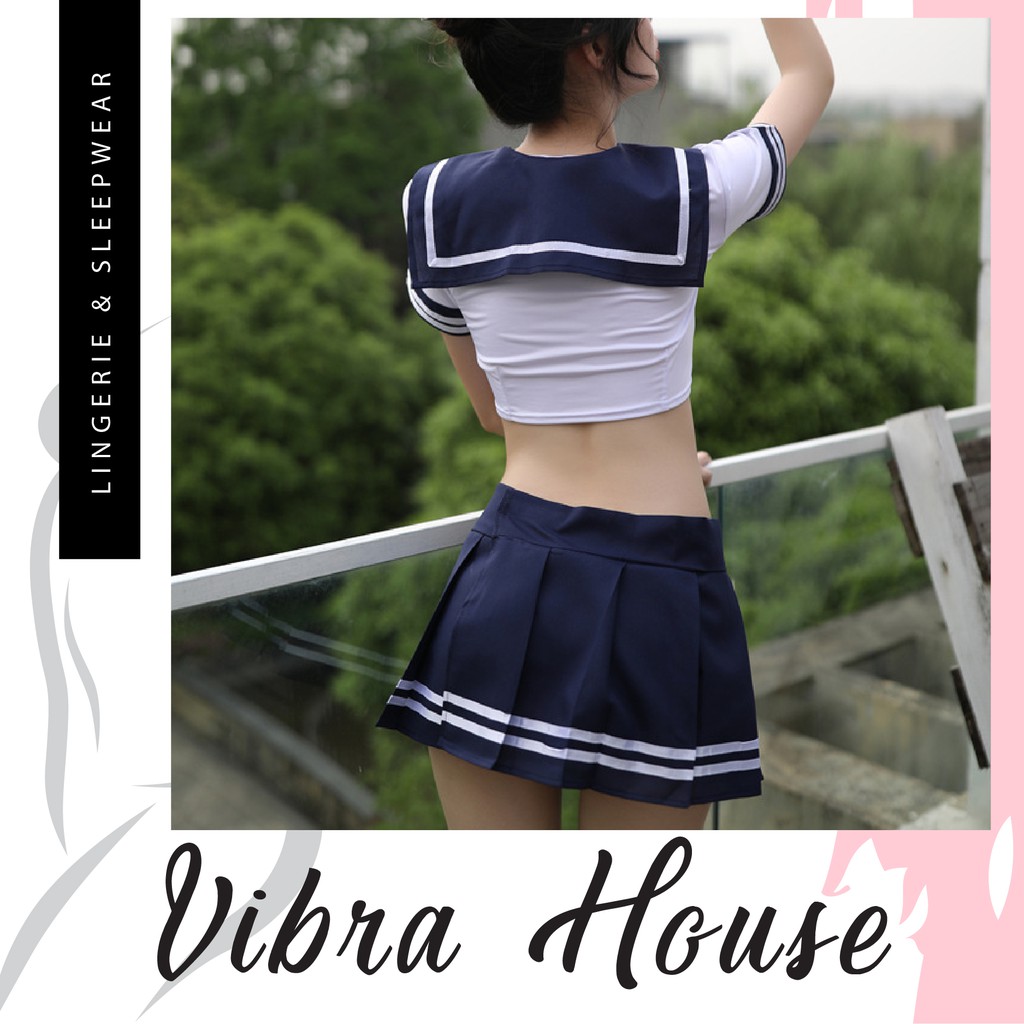 Đồ cosplay sexy học sinh nhật bản ❤️ Set đồ ngủ Nữ sinh gợi cảm - Vibra House - P216 | BigBuy360 - bigbuy360.vn