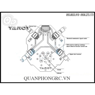 Mạch hàn PDB Tarot cho Quadcopter