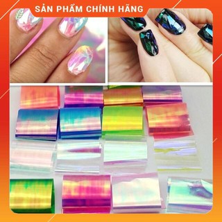 Giấy Foil Trang Trí Móng set 10 ô