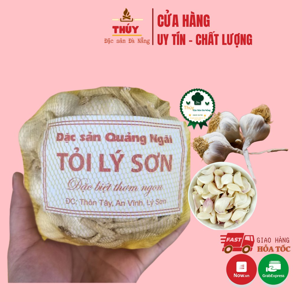 500gr Tỏi Lý Sơn chính gốc loại nhiều tép Tỏi Ngon Nhất Việt Nam