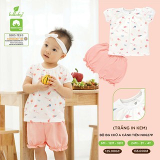 Bộ bé gái chữ a cánh tiên lullaby nh627p - ảnh sản phẩm 2