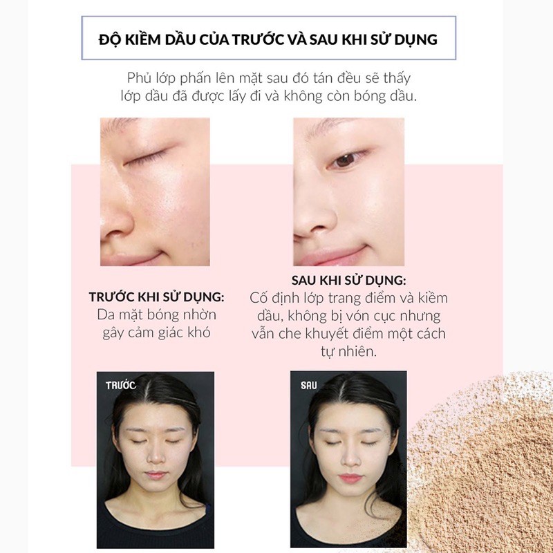 PHẤN BỘT VACCI PHỦ DẠNG BỘT - LOOSE POWDER