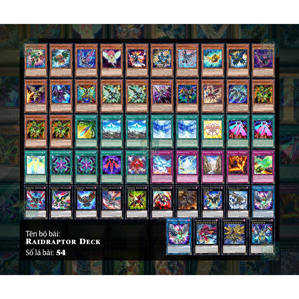 Bộ bài Yugioh - Structure Deck: Raidraptor