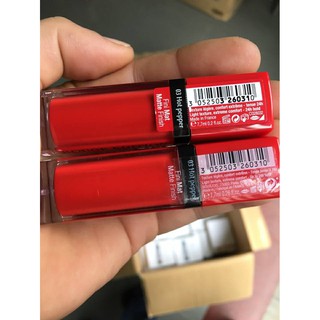 Son Bourjois Velvet No 03 Hot Pepper giá gốc 280k
