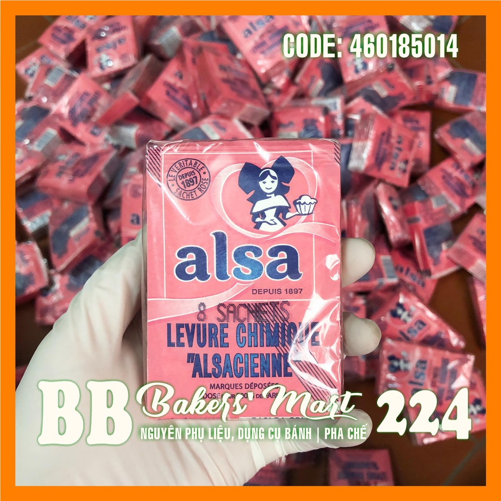 Bột nổi/bột nở làm bánh Baking Powder hiệu ALSA Pháp - Gói 11gr | BigBuy360 - bigbuy360.vn