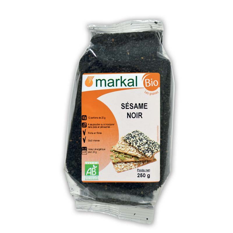 Hạt mè đen hữu cơ Markal 250g