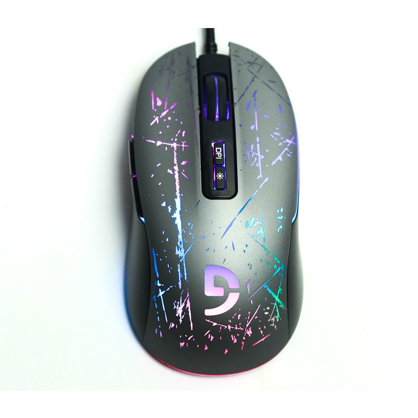 Wired Mouse Gaming Fuhlen Nine Series F200-Chuột chơi game Fuhlen F200 Bạc