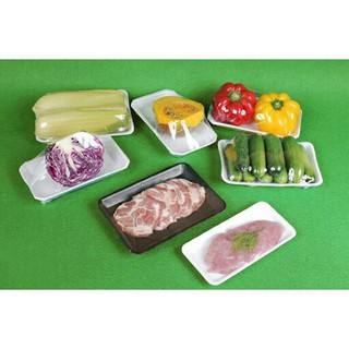 combo 10 cái khay xốp đựng hải sản, cá viên...