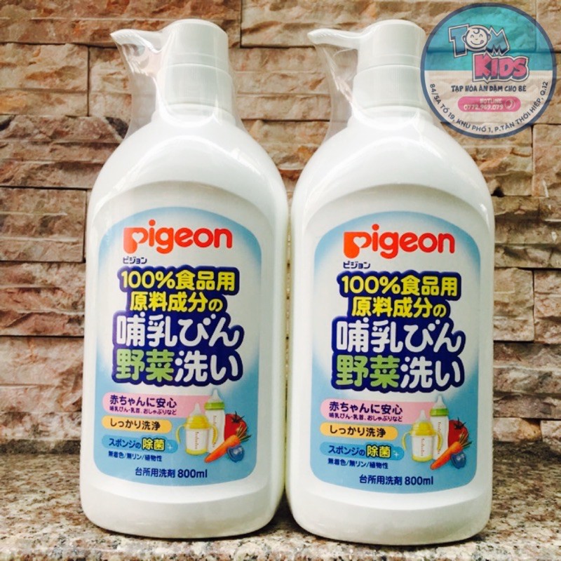 NƯỚC RỬA BÌNH VÀ RAU CỦ QUẢ PIGEON dung tích 800ml