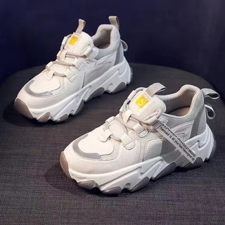 Giày thể thao nữ ULzzang phản quang đế cao lượn sóng GN03 mẫu mới 2022