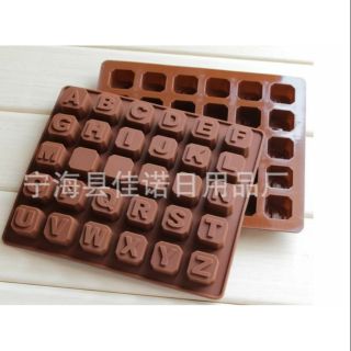 Khuôn silicon dẻo ô chữ