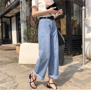 Quần ulzzang ống suông