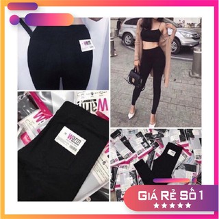 Quần legging WARM 4 túi tôn dáng dày dặn co dãn ( Có túi ZIP )