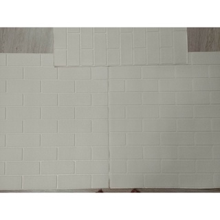 Xốp Dán Tường 3D Trắng Trơn