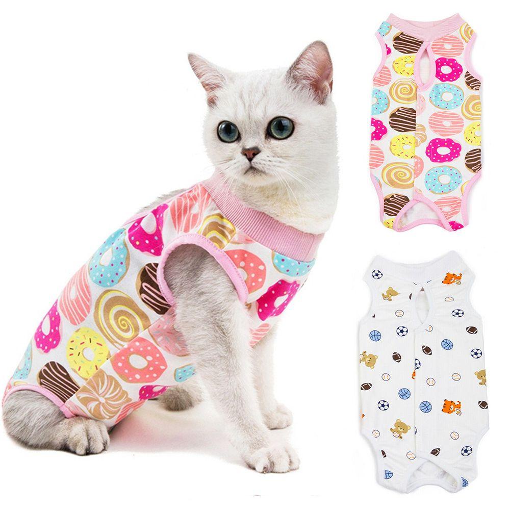 Áo Khoác Cotton Phục Hồi Vết Thương Cho Mèo