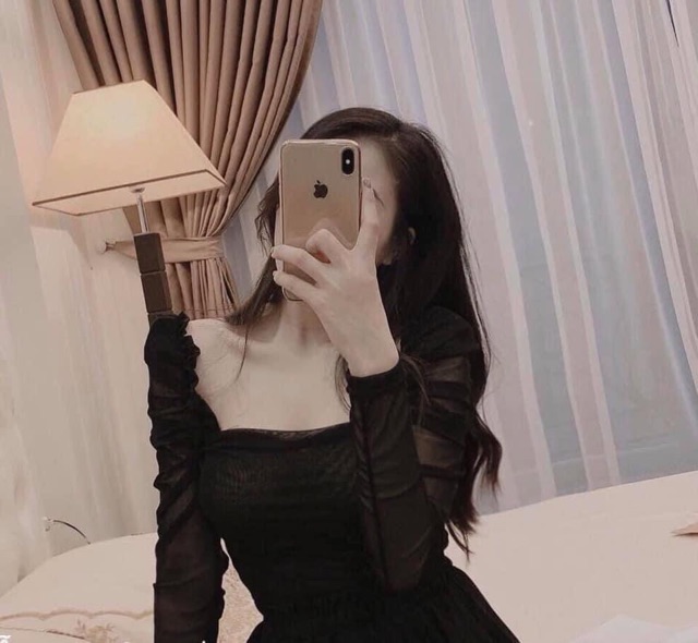 Áo voan bồng tay ( có xốp bồng vai ) hàng Quảng Châu