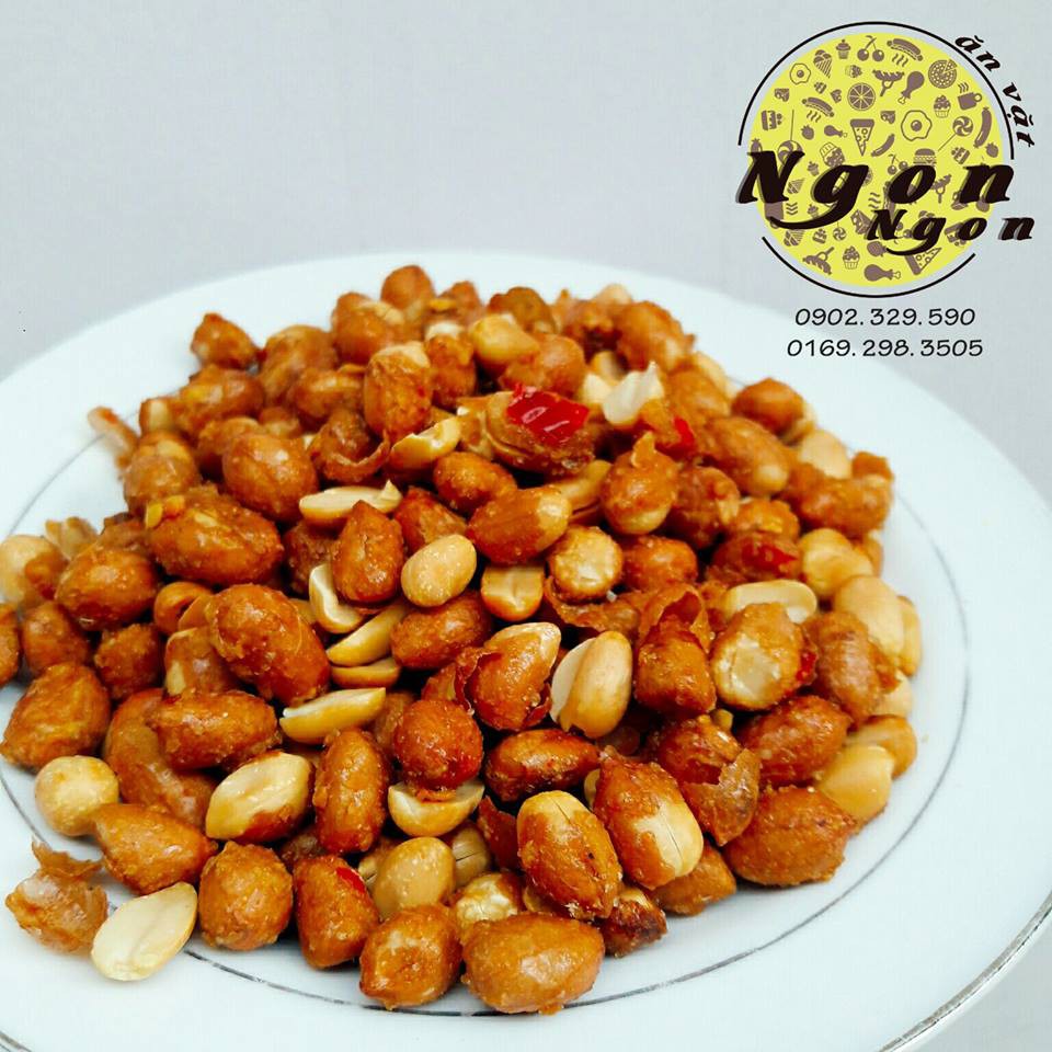 ĐẬU PHỘNG CHÁY TỎI HŨ 250GRAM