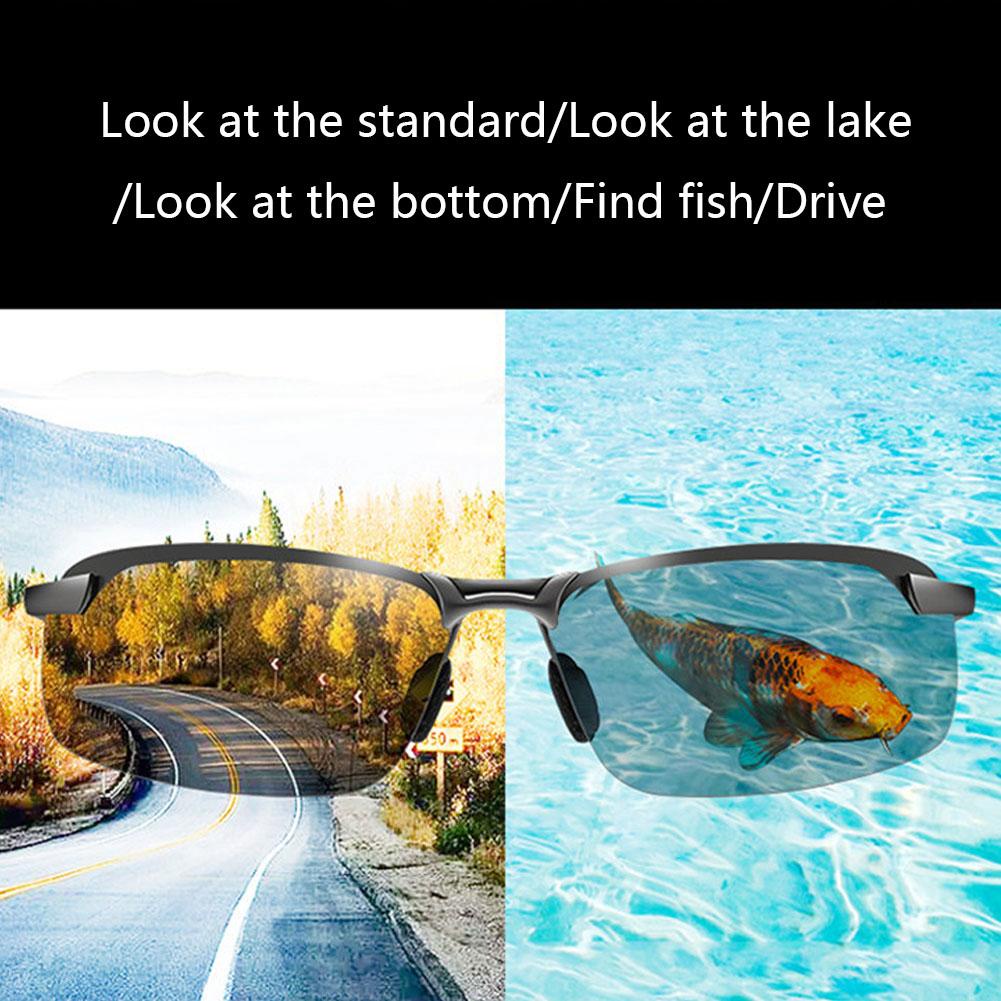 Hw Kính Mát Phân Cực Thay Đổi Màu Sắc Thời Trang Dành Cho Nam