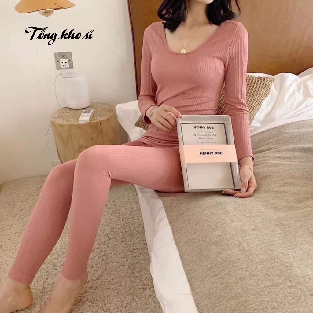 Đồ bộ mặc nhà, bộ len nữ tôn dáng quyến rũ cho chị em(hàng loại 1) | BigBuy360 - bigbuy360.vn