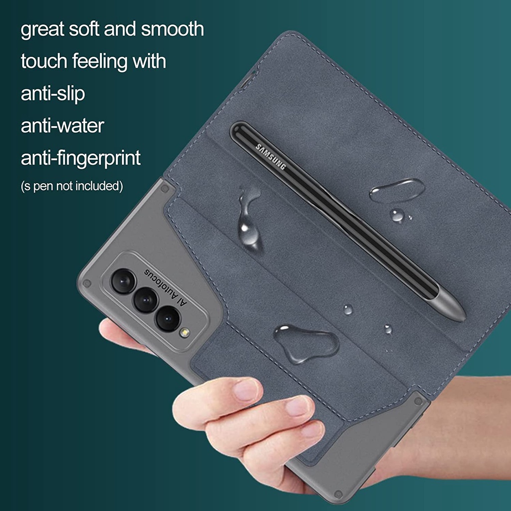 Bao Da Điện Thoại Chống Trầy Xước Cho Samsung Galaxy Z Fold 3 / Z Fold 4 Galaxy Z Fold 3 / Fold 4 5G 2021