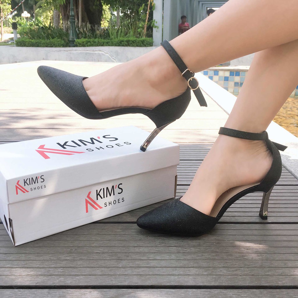 SANDAL NỮ💟 GIÁ SIÊU SỐC 269K- Giá Gốc 340k SANDAL NỮ CAO 7CM 💟KIMSHOES💟KIM TUYẾN GÓT BẠC ĐẾ MỀM DẺO SANG CHẢNH ả thật