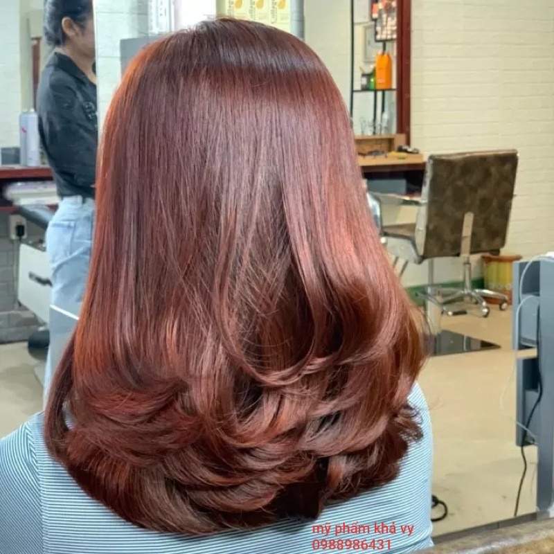 Kem Nhuộm Tóc Vàng đồng tối màu 6.4 Dark Copper Blonde