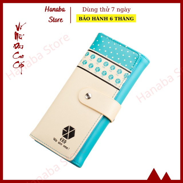 Ví Nữ Dài Cầm Tay Chính Hãng Cao Cấp EXO Đựng Được Điện Thoại - VNB009