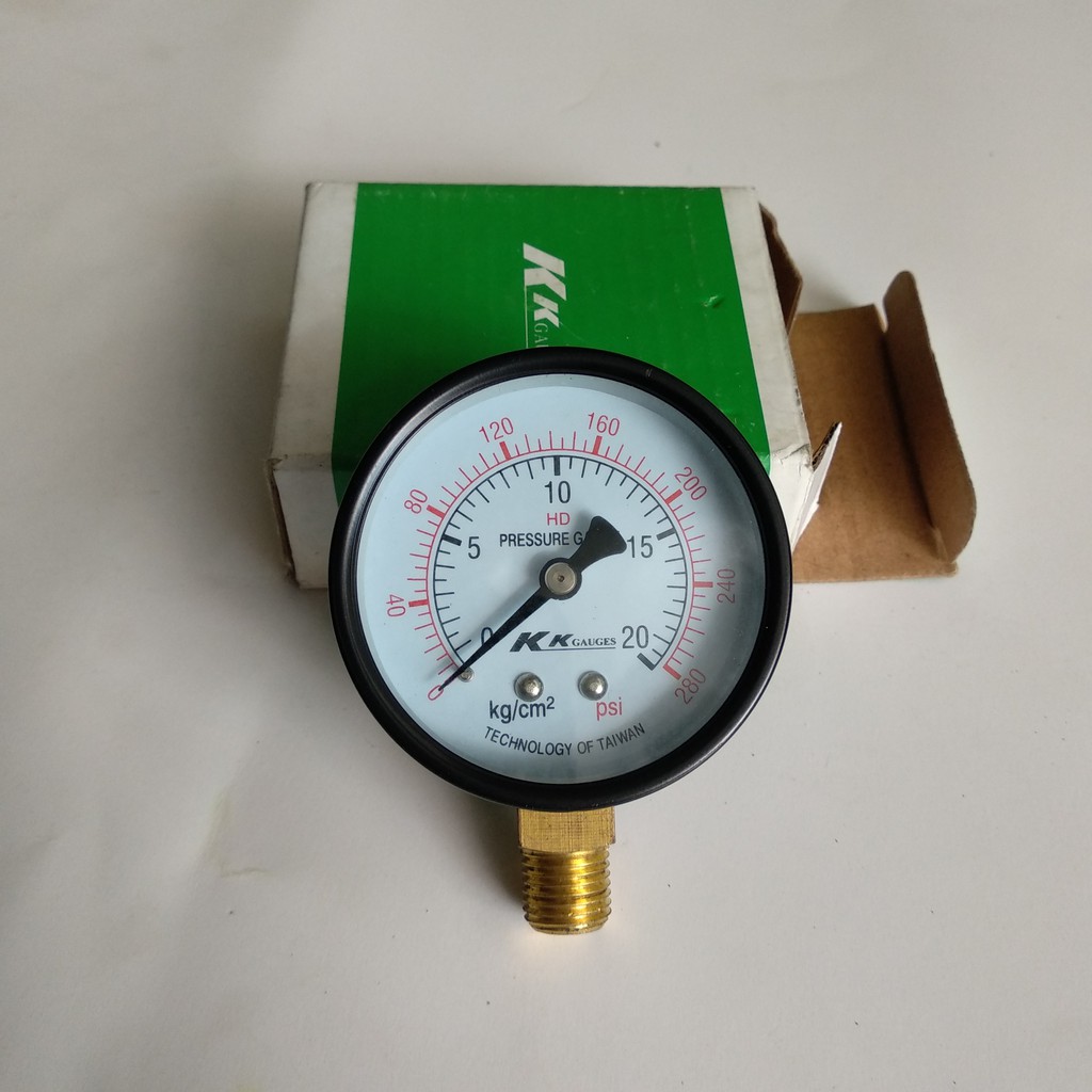 Đồng hồ đo áp suất KK mặt 63mm