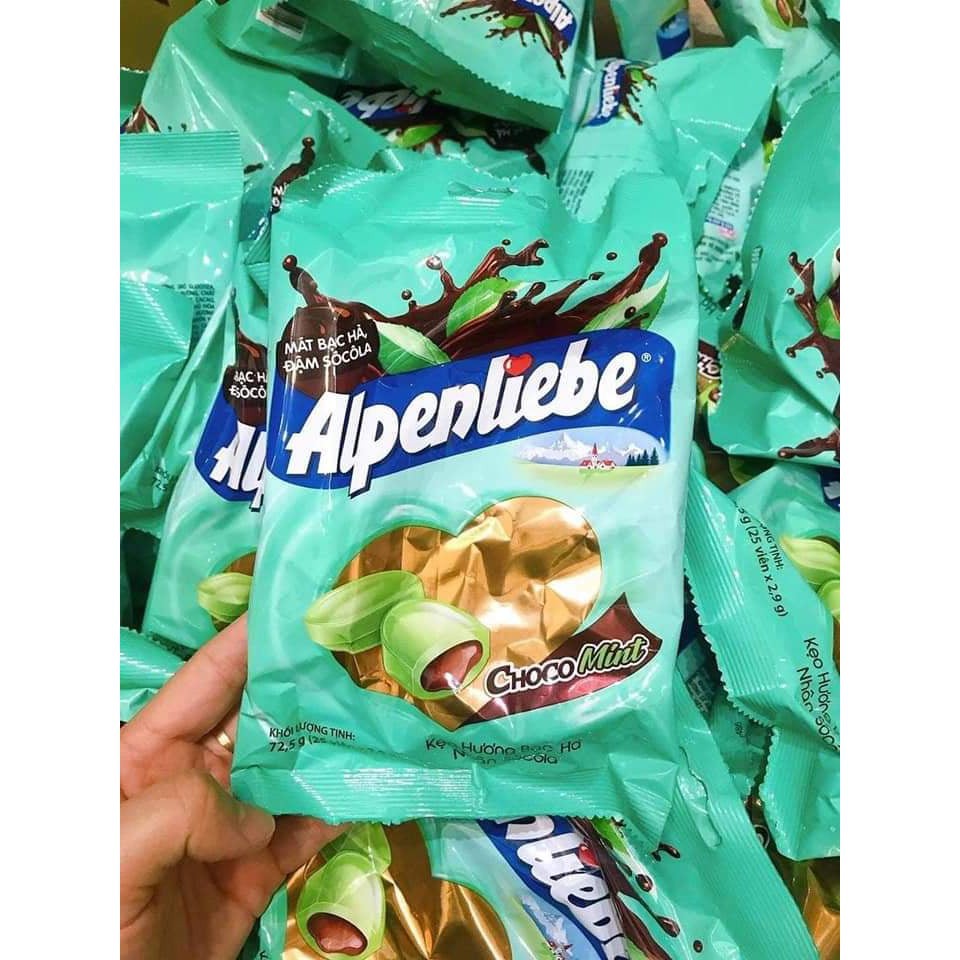 Kẹo Alpenliebe hương Chocomint bạc hà ( socola bạc hà )