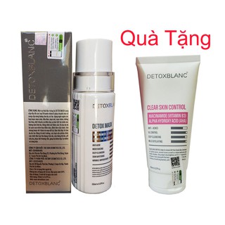 Mặt nạ sủi bọt thải độc trắng da Detox BlanC Mask 150ml tặng Sữa rửa mặt