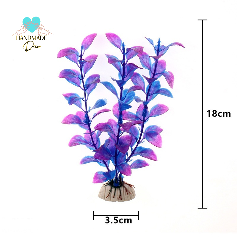 Cây nhựa thủy sinh set bể cá, trang trí tiểu cảnh thủy sinh