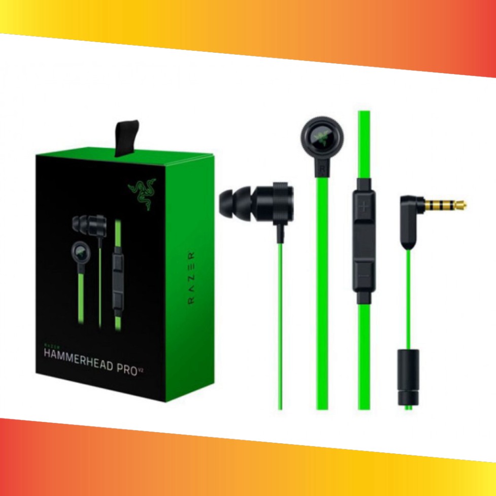 XẢ LỖ Tai nghe gaming Razer HammerHead Pro V2 - HammerHead DUO có mic (BH 12THÁNG) XẢ LỖ