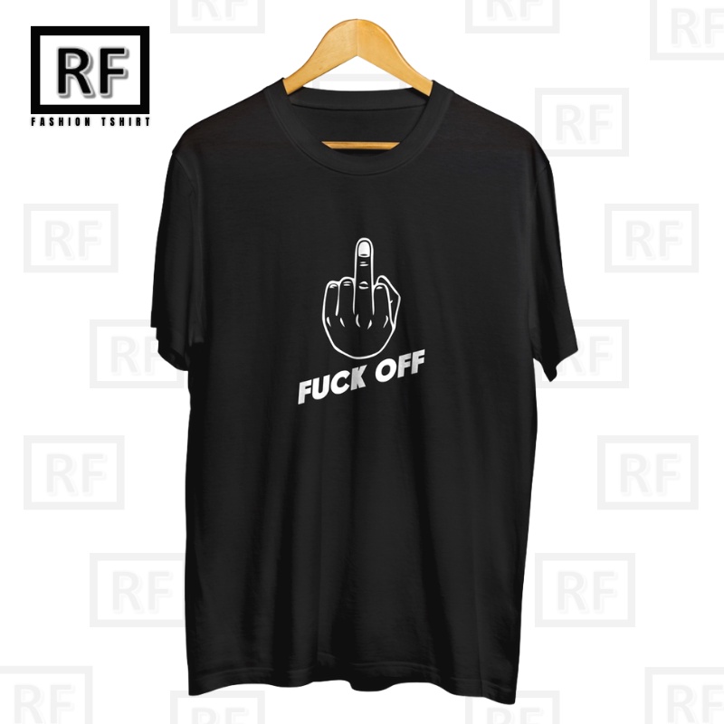 Áo Thun Nam Nữ DK06 In Chữ Fuck Off Cao Cấp