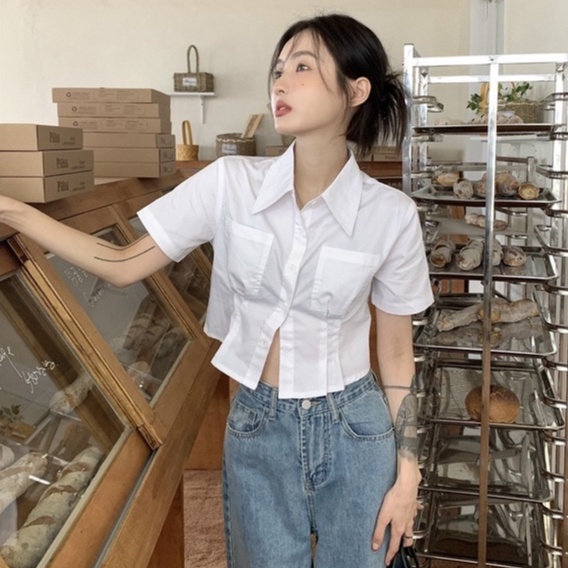 QKOOLE Áo croptop  thời trang dành cho nữ nhiều màu sắc