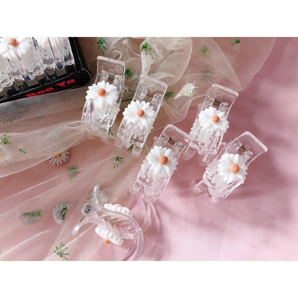 Kẹp tóc🌸 kẹp càng cua 5 răng 🌸 Hoa cúc?